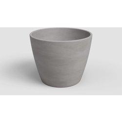 Maceta de arcilla emília gris 22.4x22.4 cm