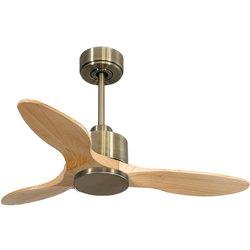 Ventilador de techo sin luz motor dc lima d106 06 25 klassfan beige 106 cm