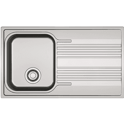 Fregadero 1 seno con escurridor de acero inox franke smart 86 x 50 cm