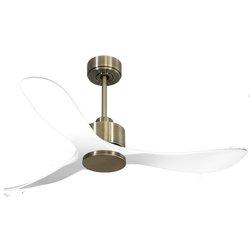 Ventilador de techo sin luz motor dc cora d132 02 25 purline dorado 132 cm