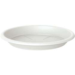 Plato para maceta y jardinera de polipropileno blanco ø 30 cm