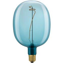 Bombilla led con filamentos e27 globo 4.5w 1800k azul