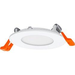 Foco downlight led redondo slim blanco 240 lm blanco cálido 8.5 cm