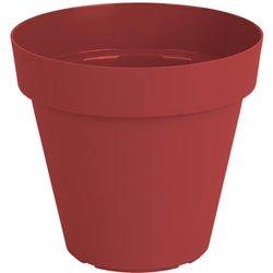 Maceta de polipropileno capri rojo ø 14 cm