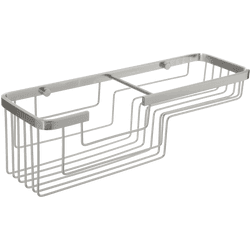 Bandeja de ducha aluminium plata 11.5x37x12 cm