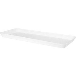 Plato de jardinera capri 60 cm de polipropileno blanco 53x29 cm