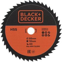 Disco sierra circular hss black+ decker a7526, 85 x 10 mm y 44 dientes