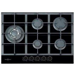 Placa Gas VITROKITCHEN CG73NB Cristal Negro Butano 5fuegos 70cm