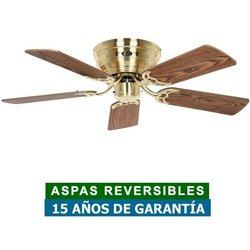 Ventilador de techo CasaFan 5103045 classic flat 103cm Haya o roble antiguo / Laton cepillado