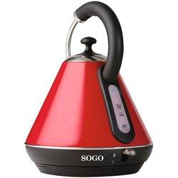 Sogo hervidor de agua rojo vintage 1,8l 2200w ss-5785