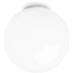 Lámpara de Techo Moderna Mapa Cristal Blanco 1 Luz E27 D40Cm