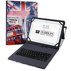 Funda + teclado subblim keytab usb