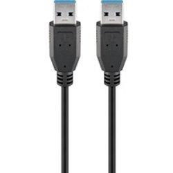 Cable USB GOOBAY USB A/USB A 3 m Negro