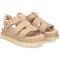 Ugg Sandalias Planas Mujer - Beige Talla 10