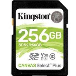 Kingston 256GB SD CSPLUS 100R C10 U3 V30