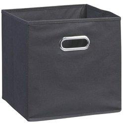 Zeller Present Caja plegable Tela (32 x 32 x 32 cm, Negro)