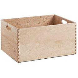 Zeller Present Caja apilable (L x An x Al: 60 x 40 x 21 cm, Haya)