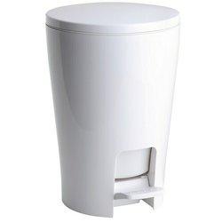 Cubo pedal 5 l diabolo blanco