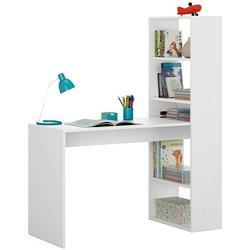 Mesa + estantería Gio Plus reversible blanco Artik