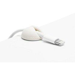 Organizador cables cabledrop mini blanco