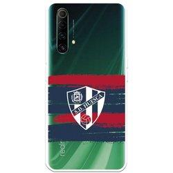 Funda Para Realme X50 5g Del Huesca Rayas Transparente - Licencia Oficial Sd Huesca