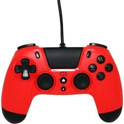 Gioteck VX4 Mando con Cable Rojo para PS4/PC