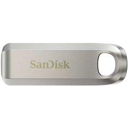 SanDisk Ultra Luxe 64GB USB-C 3.2 Gen 1 Plata