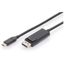 Digitus Cable adaptador USB Type-C Gen 2, Type-C a DP