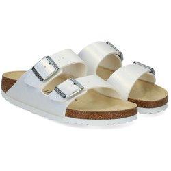 Birkenstock Sandalias Planas Mujer - Blanco Talla 39