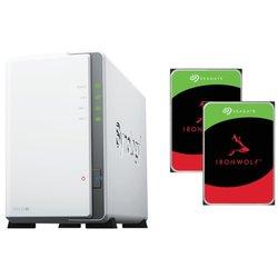 Synology DiskStation DS223j NAS + 2x Discos Duros 10TB Seagate IronWolf