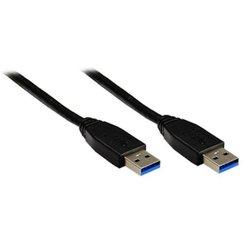 Alcasa USB 3.0 1.8m cable USB 1,8 m USB A Negro