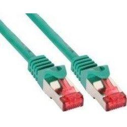 InLine S-STP/PIMF Cat.6 25.0m 25m Verde cable de r