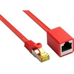 Alcasa 8070VR-005R cable de red 0,5 m Cat7 S/FTP (S-STP) Rojo