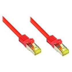 Alcasa RJ45/RJ45, 30 m cable de red Cat7 S/FTP (S-STP) Rojo