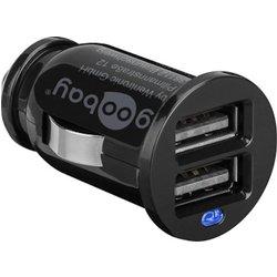 Cargador de coche GOOBAY 44177 2 USB Negro