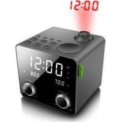 Muse M-189P Reloj Digital Negro radio