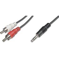 Cable de Audio DIGITUS (5 m - Negro)