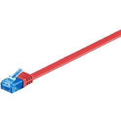 Goobay CAT6a U/UTP 5m cable de red U/UTP (UTP) Rojo