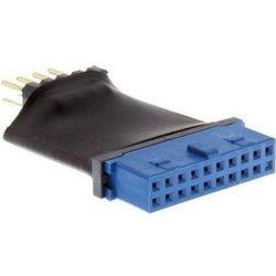 InLine 33449L USB 3.0 USB 2.0 Negro, Azul adaptado