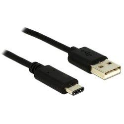 DeLOCK 83600 cable USB 1 m USB C USB A Negro