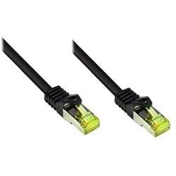 Alcasa 0.15m Cat7 RJ-45 cable de red 0,15 m S/FTP (S-STP) Negro