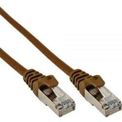 Cable de Red INLINE (RJ45 - 1 m - Marrón)