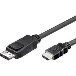 Alcasa DisplayPort - HDMI, 1m Negro