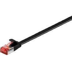 Goobay RJ45/RJ45, 3 m cable de red Cat6 U/FTP (STP) Negro