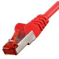 Digitus 3m Cat6a S/FTP cable de red S/FTP (S-STP) Rojo