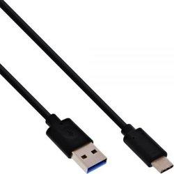 Cable USB INLINE USB C/USB A 1.5 m Macho/Macho Negro