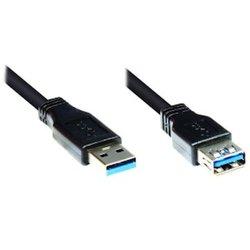 Cable USB ALCASA (USB - 1 m - Negro)