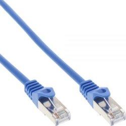 Cable de red inline sf/utp cat.5e azul 0,3m