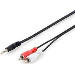 Cable Audio DIGITUS (Jack 3.5 mm - 2.5 m - Negro)