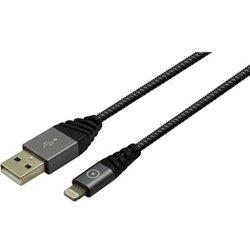 Muvit Tiger Cable Usb Lightning Mfi 2,4a 1,2m Gris